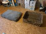 Hondenmand en kussen, Ophalen, Gebruikt, Riet