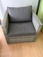 Loungeset (wicker) (2 x eenzit), Tuin en Terras, Zo goed als nieuw, Loungeset, Wicker, Stoel