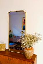 Prachtige Vintage Spiegel Goud Messing, Huis en Inrichting, Woonaccessoires | Spiegels, Ophalen, Minder dan 50 cm, Zo goed als nieuw