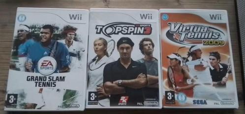 3x Tennis pour Nintendo Wii, Consoles de jeu & Jeux vidéo, Jeux | Nintendo Wii, Comme neuf, Sport, À partir de 3 ans, Enlèvement ou Envoi