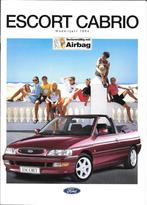 FORD ESCORT CABRIOLET 1994, Boeken, Auto's | Folders en Tijdschriften, Nieuw, Ophalen of Verzenden, Ford
