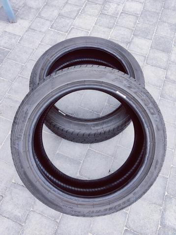 2 pneus d'été Pirelli P Zero Run Flat - 205/45/17 84V, Pneus été, 205 mm, Enlèvement, Utilisé