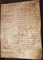 Perkament+1806+belastingstempels+consulaat+33 bladzijden, Ophalen of Verzenden, Gestempeld