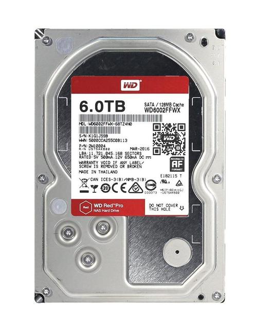 6.0 TB Western Digial Red Pro NAS Hard Drive, Informatique & Logiciels, Disques durs, Comme neuf, Desktop, Interne, NAS, Enlèvement ou Envoi