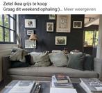 zetel grijs ikea, Huis en Inrichting, Zetels | Complete zithoeken, Ophalen, Gebruikt