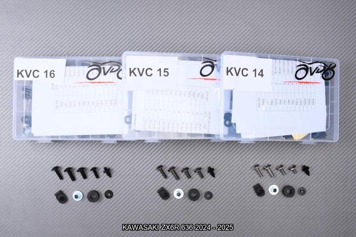 Kuip bouten set voor KAWASAKI ZX6R 636 2024 - 2025, Motoren, Accessoires | Overige, Nieuw, Ophalen of Verzenden