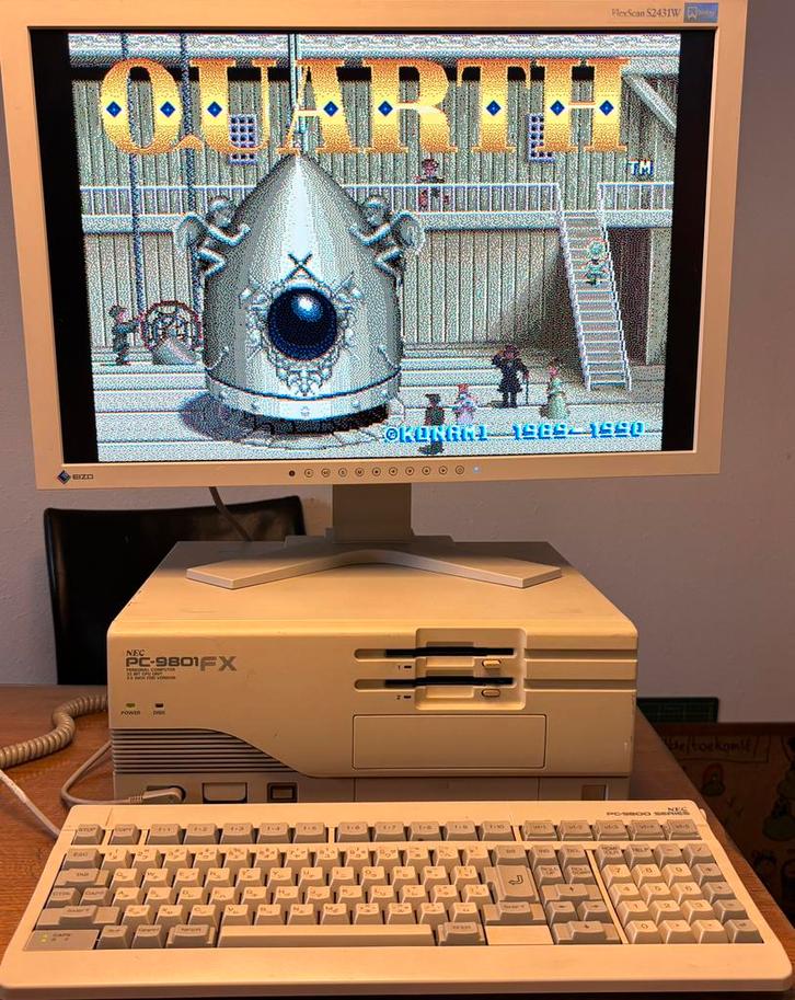NEC PC9801FX Japanse game PC, Computers en Software, Vintage Computers, Ophalen of Verzenden