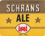 oud bieretiket België Schrans ale Betekom, Verzamelen, Biermerken, Verzenden, Nieuw, Overige typen, Overige merken