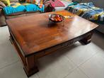 Zware kloeke salontafel met vier schuiven, Huis en Inrichting, Ophalen, Zo goed als nieuw