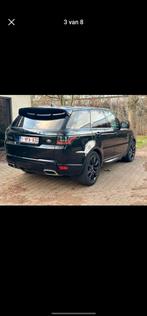 NIEUWE MOTOR Range Rover Sport 306 pk2019 massage frigo, SUV ou Tout-terrain, Diesel, Noir, Automatique