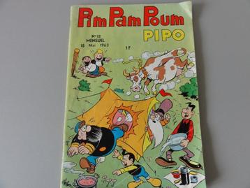 Pim Pam Poum Pipo n18 - 1963 - Langue française, Une BD, Envoi, Comme neuf