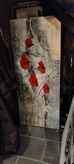 Canvas met poppies klaprozen, Ophalen