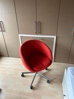 Bureaustoel Ikea rood, Gebruikt, Ophalen of Verzenden, Bureaustoel, Rood