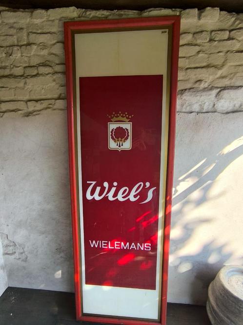 Twee glasplaten Brussel, Verzamelen, Biermerken, Gebruikt, Reclamebord, Plaat of Schild, Overige merken, Ophalen