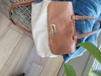 RUBINSTEIN handtas in soepel LEDER, in 2 kleuren, Ophalen of Verzenden, Zo goed als nieuw, Wit, Handtas