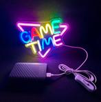 Neon light Game Time, Ophalen of Verzenden, Nieuw, Lichtbak of (neon) lamp