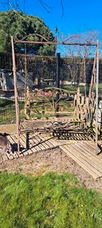 Balançoire de jardin en fer forget, Tuin en Terras, Tuinbanken, Ophalen, Gebruikt, Schommelbank