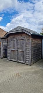 Cottage grijs tuinhuis, Tuinhuis, Zonder ramen, Hout, Ophalen