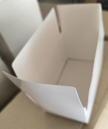 Kartonnen Ballotins / Praline doosjes, Wit, 500 gr beschikbaar voor biedingen