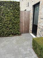 Prachtige tuinpoort in teak hardhout, Tuin en Terras, Ophalen, Gebruikt, Minder dan 100 cm, Draaipoort