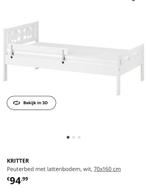 Peuterbed KRITTER IKEA, Zo goed als nieuw, Ophalen
