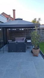 Zwarte pergola te koop, Tuin en Terras, Overkappingen, Ophalen, Zo goed als nieuw