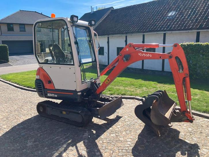 Kleine grondwerken. Minigraver 1.7 ton met/zonder  chauffeur, Zakelijke goederen, Machines en Bouw | Kranen en Graafmachines, Graafmachine