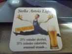 stella artois light, Verzamelen, Viltje(s), Stella Artois, Ophalen of Verzenden, Zo goed als nieuw