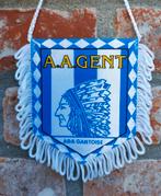 KAA AA Gent 1990s oud logo prachtig zeldzaam vintage vaantje, Ophalen of Verzenden, Zo goed als nieuw