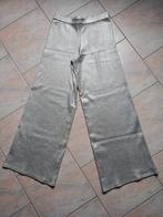 Zilveren broek, Kleding | Dames, Broeken en Pantalons, ZARA, Verzenden, Zo goed als nieuw, Maat 36 (S)