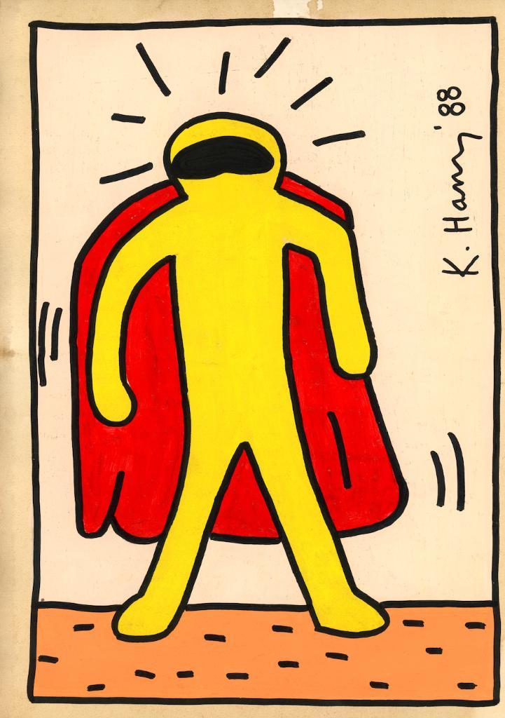 Keith Haring Artwork, Antiek en Kunst, Kunst | Schilderijen | Modern, Ophalen of Verzenden