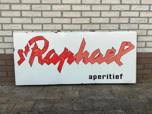 Emaille bord St Raphael 1963, Verzamelen, Merken en Reclamevoorwerpen, Zo goed als nieuw, Ophalen