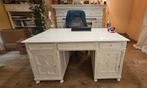 Charmant vintage bureau: veel opbergruimte+klassieke details, Antiek en Kunst, Ophalen