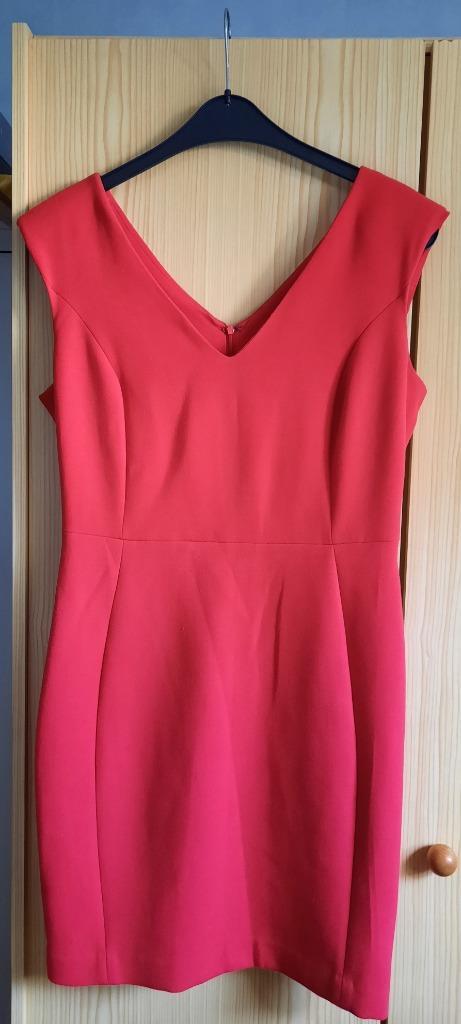 Feestkleedje - Rood - Mango - Maat L of Maat 40, Kleding | Dames, Jurken, Nieuw, Maat 38/40 (M), Rood, Boven de knie, Ophalen of Verzenden