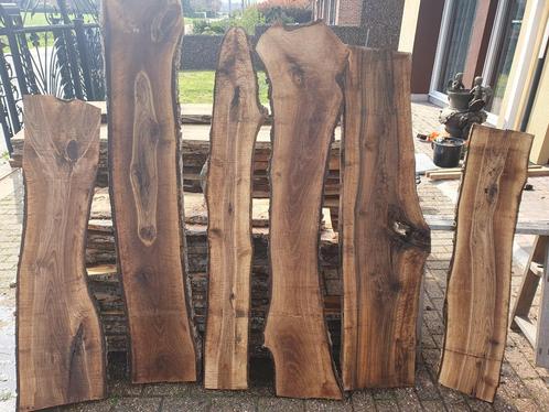WALNOOT PLANKEN, SCHAALDELEN, Doe-het-zelf en Bouw, Hout en Planken, Nieuw, Plank, Overige houtsoorten, 200 tot 250 cm, 25 tot 50 mm