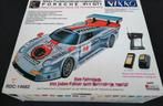 Vintage Nikko Porsche 911 GT1 evolution 1/14 R/C NIEUW, Électro, Voiture on road, RTR (Ready to Run), Échelle 1:14