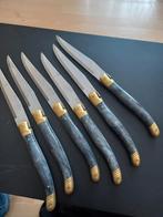 6 couteaux a steak marque laguiole, Maison & Meubles, Utilisé, Enlèvement ou Envoi
