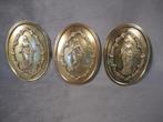 3 plaques en cuivre représentant Marie., Enlèvement ou Envoi