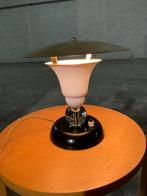 Mooie vintage art deco tafellamp, Gebruikt