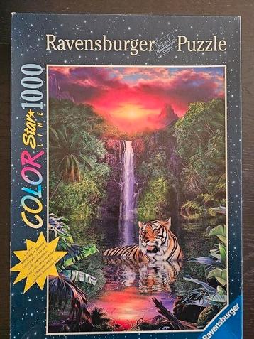 Puzzel 1000 stukjes Ravensburger color, volledig. beschikbaar voor biedingen