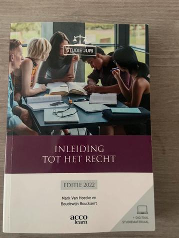 Introduction au droit, Mark van Hoecke et Boudewijn Boeckae disponible aux enchères