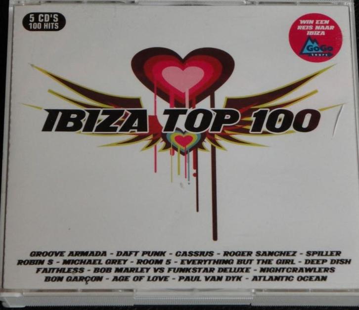 Ibiza Top 100 - Kosheen,Jaydee,Cassius,Gala ,Faithless (5XCD, Cd's en Dvd's, Cd's | Dance en House, Disco, Ophalen of Verzenden