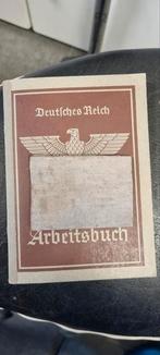 Duits arbeitsboekje   WW2, Verzamelen, Ophalen of Verzenden