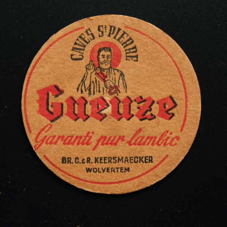 Gueuze Keersmaecker - Wolvertem bierviltje klein formaat, Verzamelen, Biermerken, Viltje(s), Ophalen of Verzenden