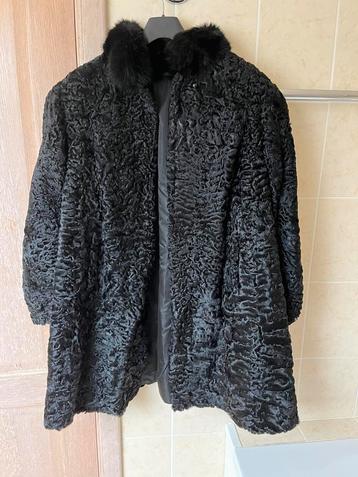 Pelsmantel, 87 cm lang, maat 40 ., Enlèvement ou Envoi, Porté, Taille 38/40 (M)