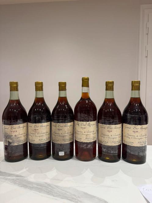 Exceptionnel grand bas armagnac 1928, Verzamelen, Wijnen, Zo goed als nieuw, Ophalen of Verzenden