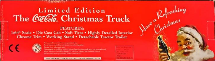 1:64 Coca-Cola Christmas Truck – Limited Edition, Verzamelen, Merken en Reclamevoorwerpen, Nieuw, Verpakking, Ophalen of Verzenden