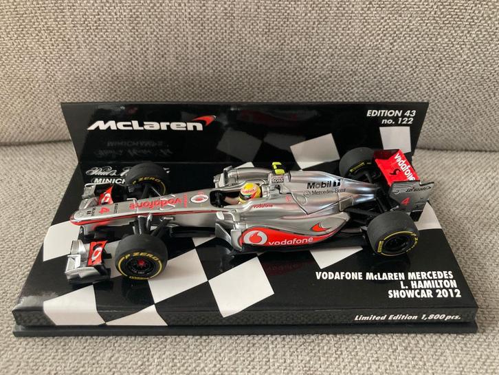 Lewis Hamilton 1:43 Showcar 2012 Mclaren Mercedes MP4-27, Verzamelen, Automerken, Motoren en Formule 1, Nieuw, Formule 1, Ophalen of Verzenden