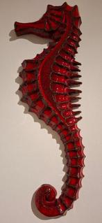 Vintage keramieken zeepaardje xxl - August Michiels 1970, Ophalen of Verzenden