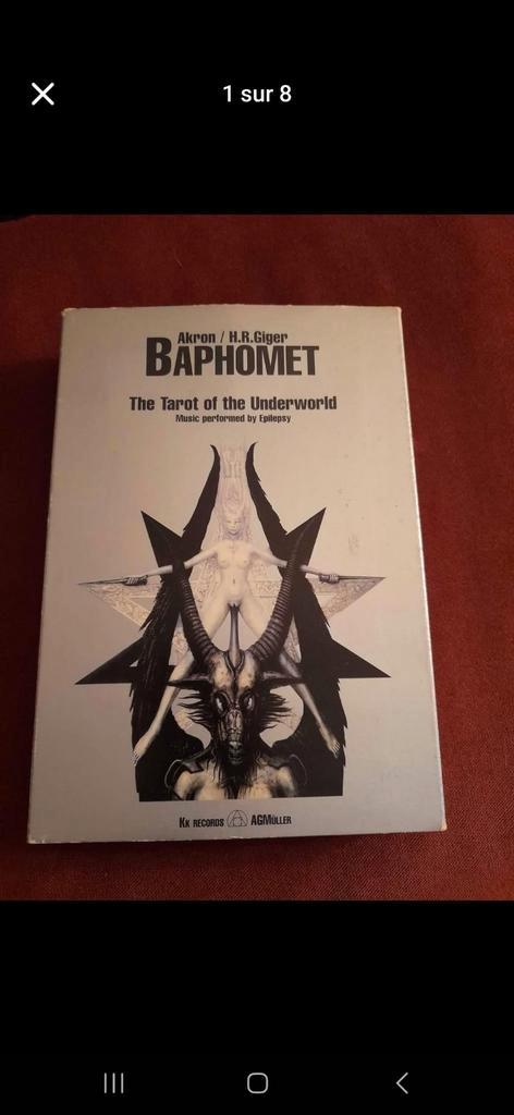 Tarot Baphomet H.R. Giger & Akron Édition Collector CD, Verzamelen, Muziek, Artiesten en Beroemdheden, Zo goed als nieuw, Ophalen of Verzenden